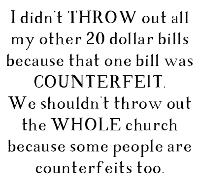 ON CHRISTIAN "HYPOCRISY" - New Identity Magazine